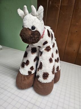 Bestever Brown Spotted Bull Cow Plush
